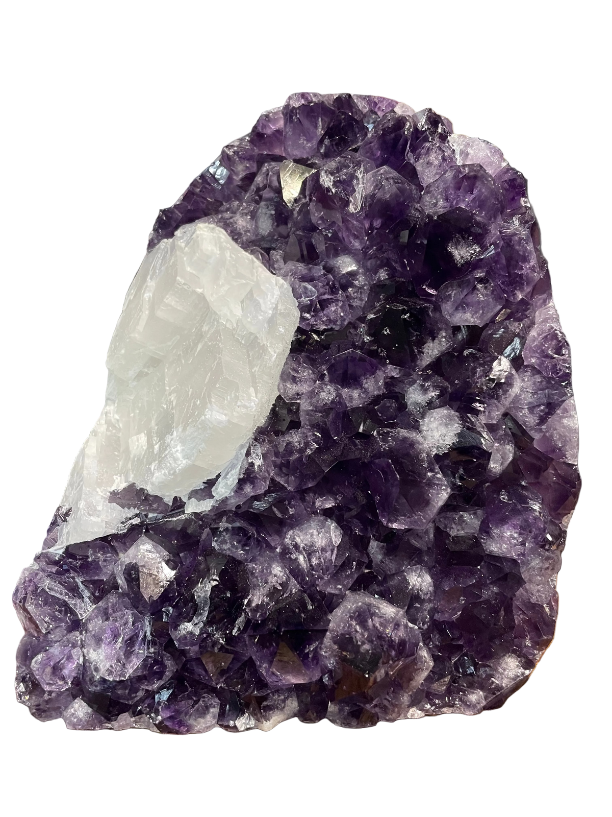 Amethyst Freeform with Calcite Inclusion over 3 KG