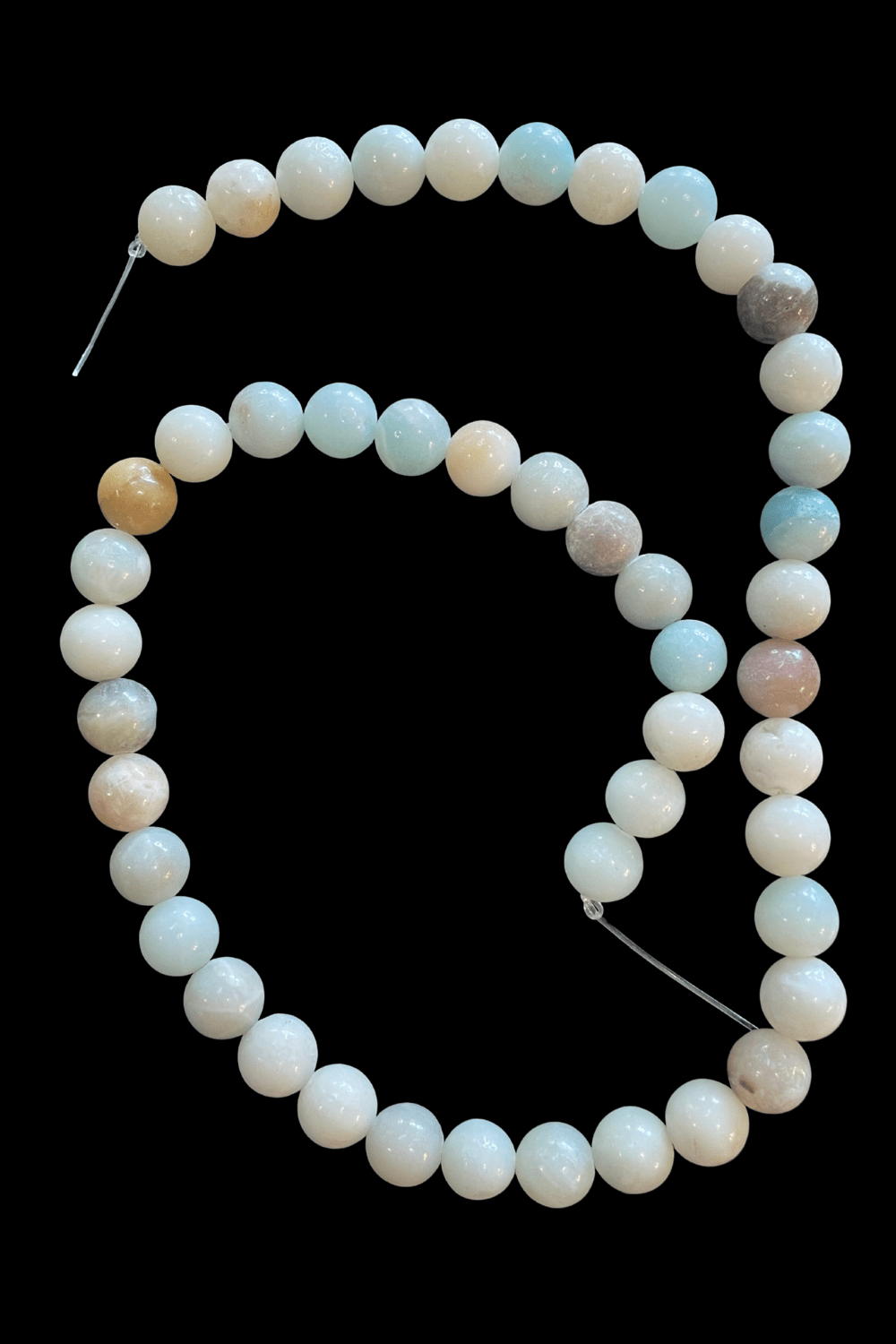 Amazonite Threaded Beads - Dusty Rose Essentials