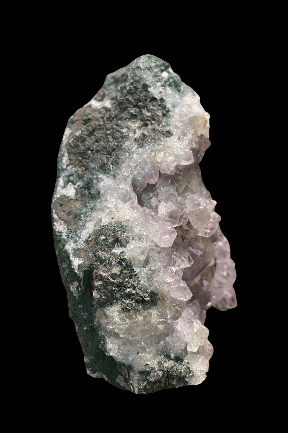 CLEARANCE Base Cut Amethyst with Flower Formation over 1.8kg - Dusty Rose Essentials