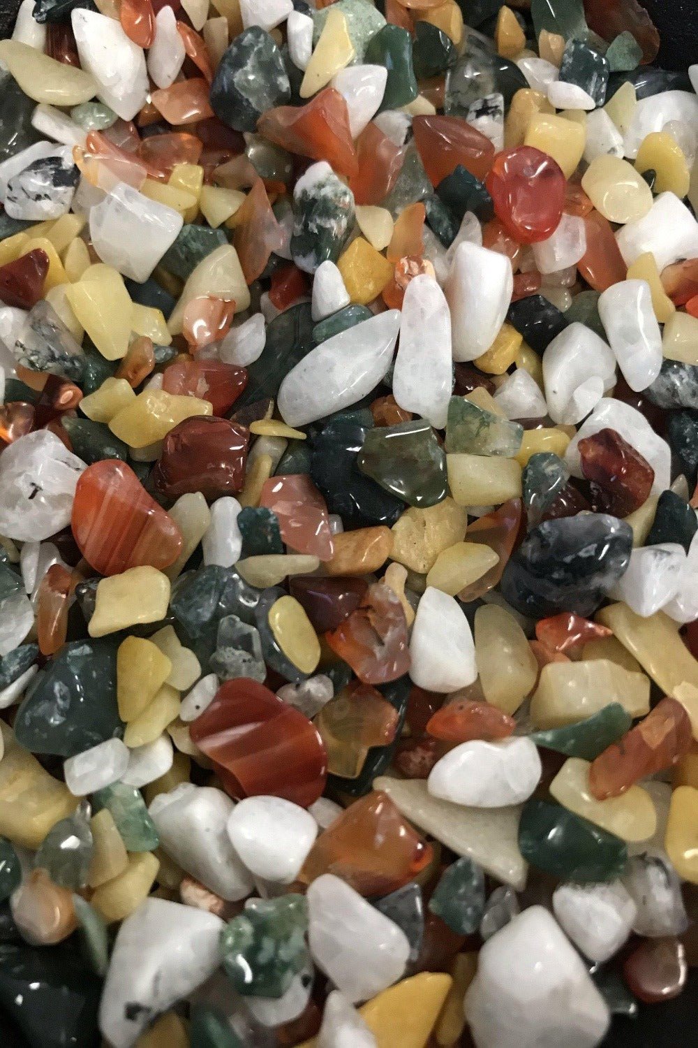 Crystal Chips : Mix 250 grams - Dusty Rose Essentials