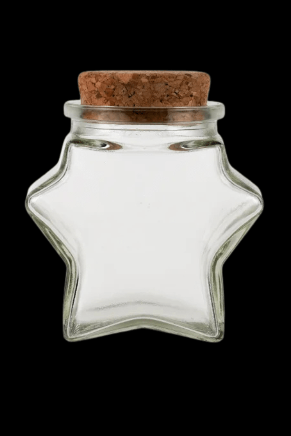 Glass Star Jar & Cork Lid 120ml vol. - Dusty Rose Essentials