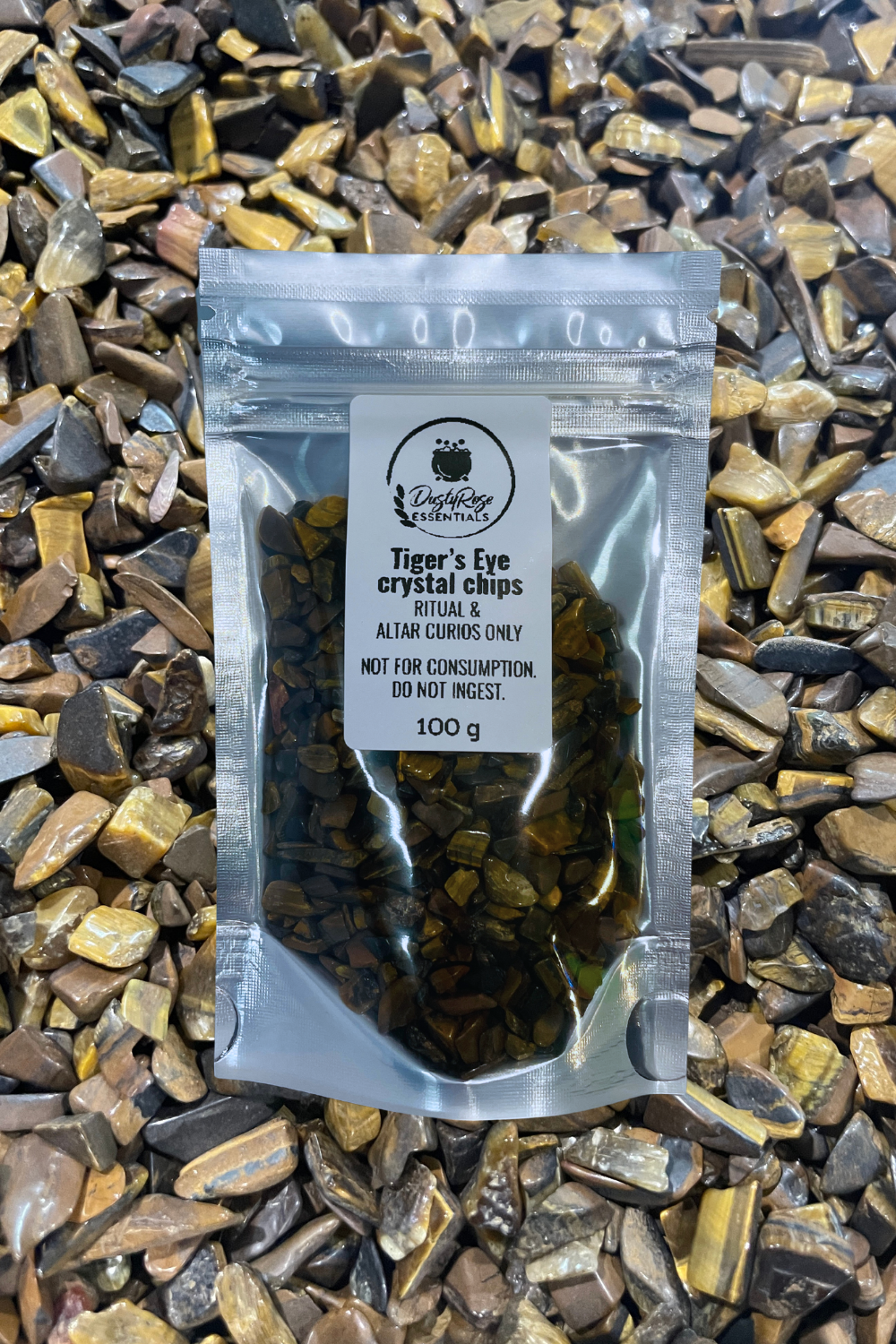 Tiger's Eye Crystal Chips