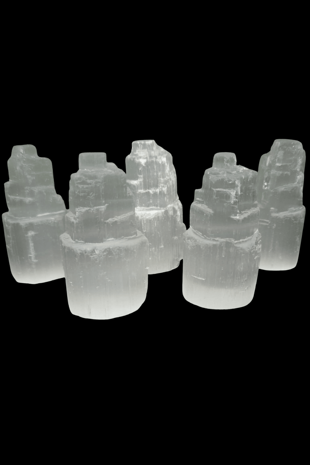 Satin Spar Tower size 5 to 6cm - Dusty Rose Essentials