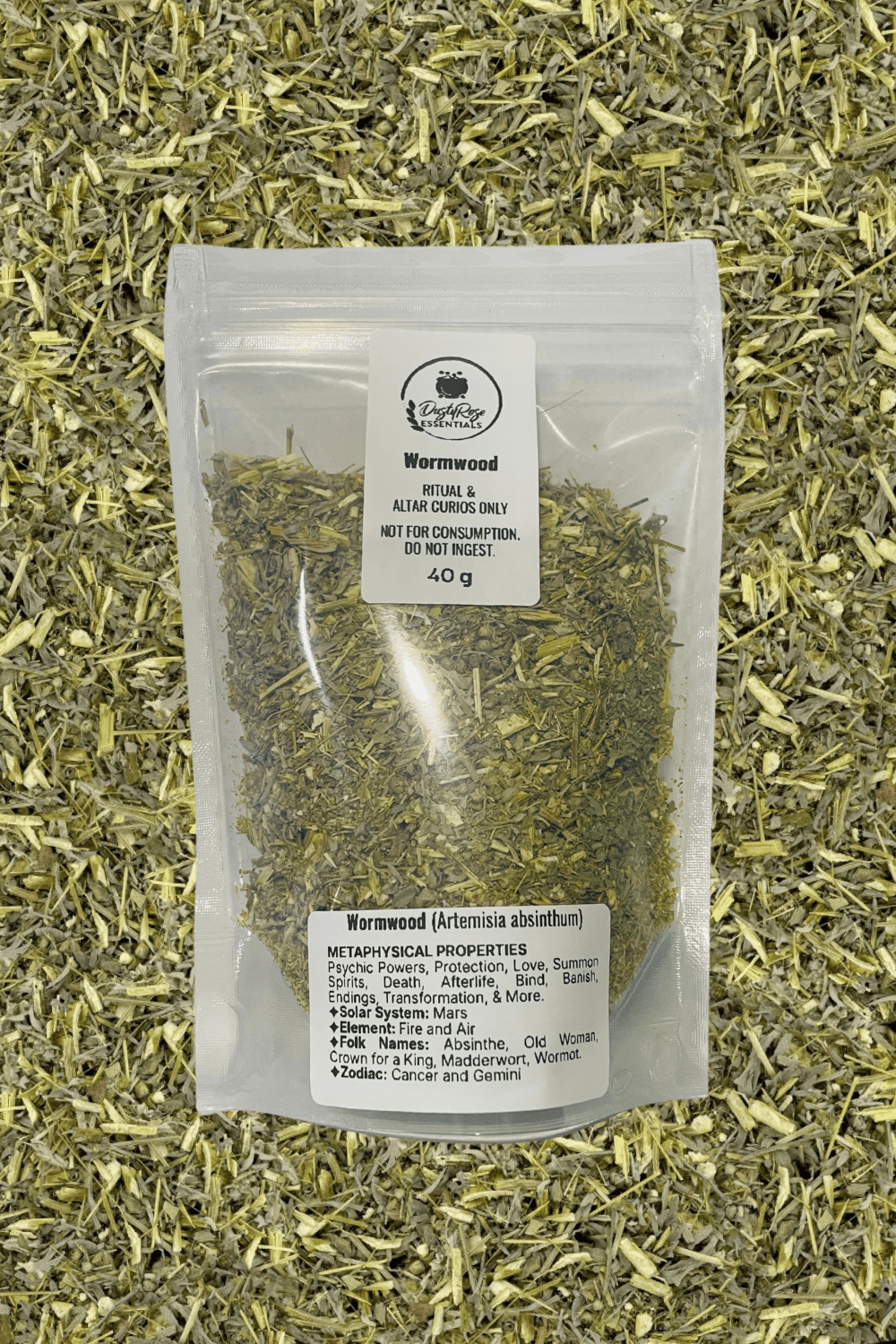 Wormwood 40 Grams - Dusty Rose Essentials